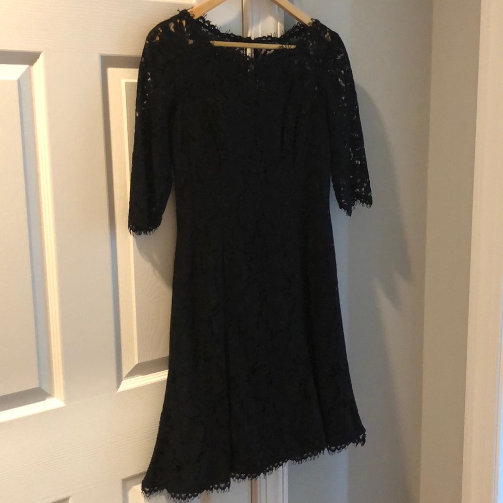 Eliza J Lace Flare Dress